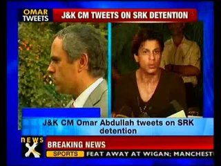 Omar Abdullah tweets on SRK's airport detention - NewsX