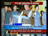 No confrontation between Marathis, Biharis: Nitish Kumar