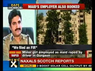 Teenage maid raped by driver in Gurgaon - NewsX