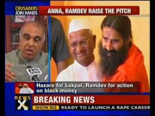 Anna, Ramdev should fight only against corruption: Congress-NewsX