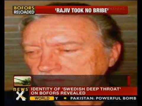 Rajiv didn't take bribe in Bofors deal: Ex-Swedish police chief - NewsX