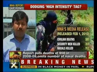 Govt's Naxal causality figures under scanner - NewsX
