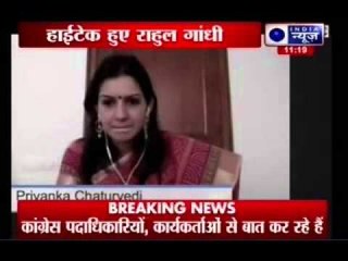 Rahul Gandhi interacting with party workers on Google Hangout