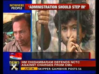 Myanmar refugees camping on Delhi streets - NewsX