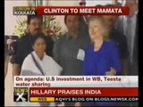 Hillary Clinton meets Mamata Banerjee - NewsX