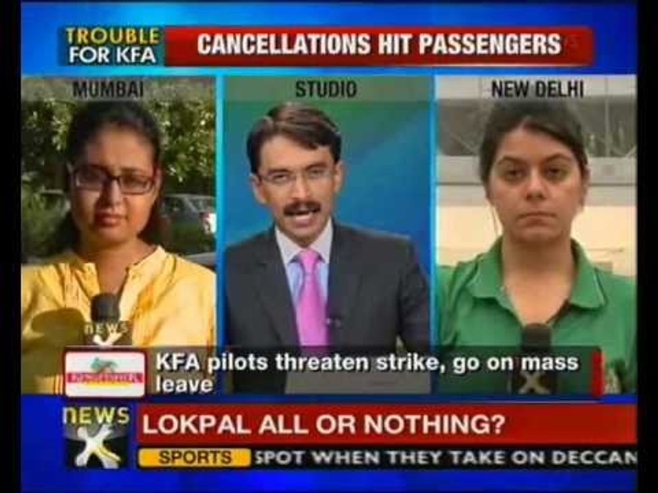 Kingfisher pilots to go on strike over non-payment of salaries - NewsX