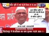Anna Hazare avoids talking about Kejriwal