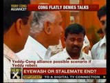 Congress denies talks with Yeddyurappa - NewsX