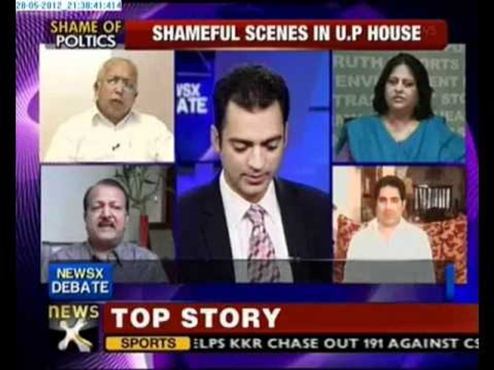NewsX@9: SP, BSP MLAs clash in UP assembly - NewsX