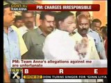 Team Anna's allegations against me unfortunate: PM - NewsX