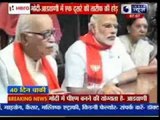 Advani endorses Narendra Modi, Modi praises Advani