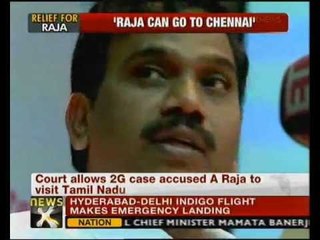 Court allows A Raja to visit Tamil Nadu - NewsX