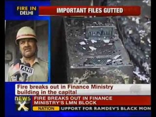 Fire at Finance Ministry building in Delhi - NewsX
