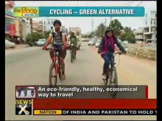 Good News: Post petrol price hike, Bangalore techies take up cycling - NewsX