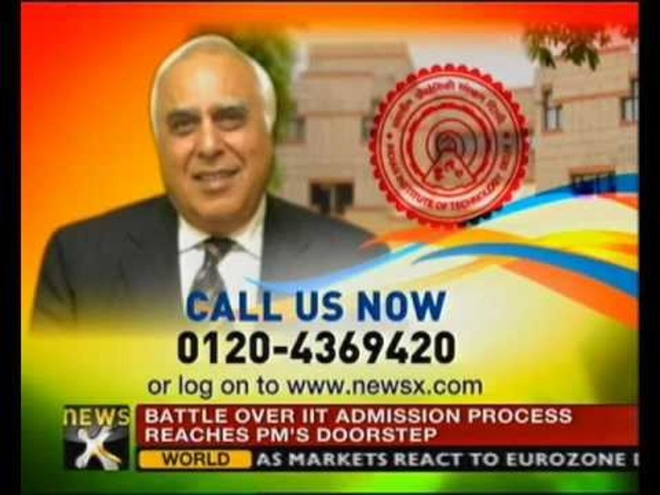 Speak out India: Sibal's common test theory may hit brand IIT - NewsX