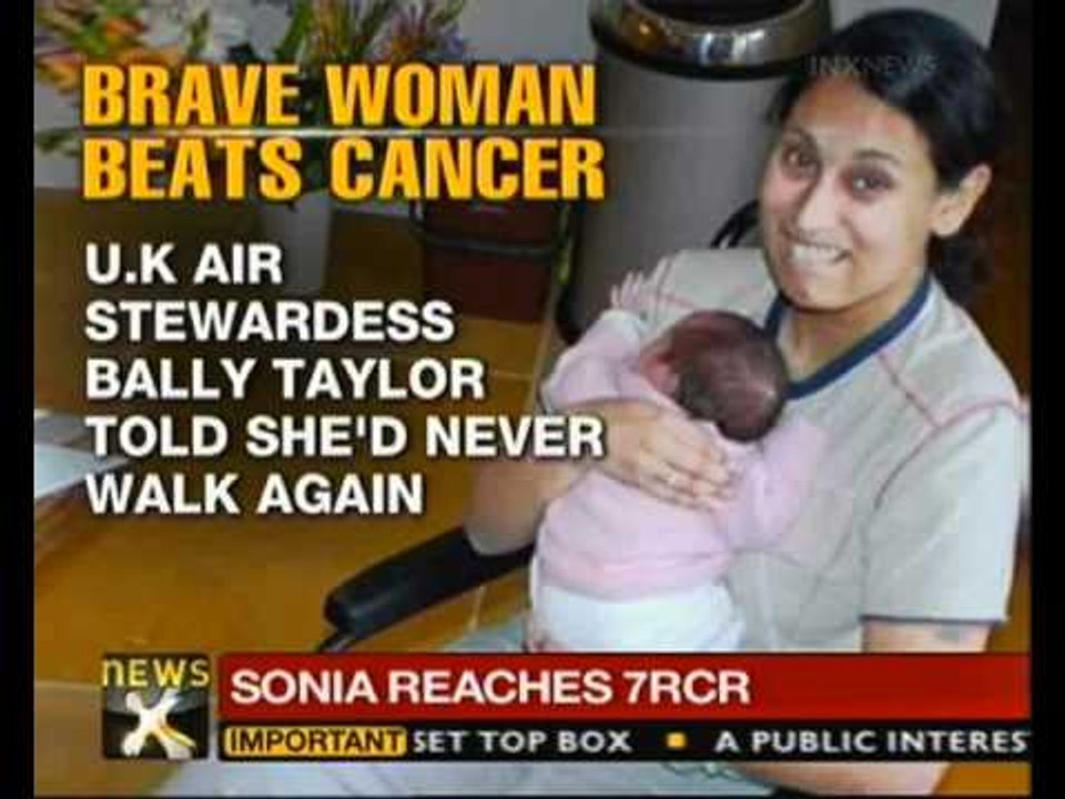 Good News: British women beats cancer, learns to walk again  - NewsX