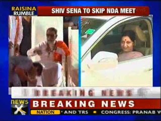 Presidential poll: Shiv Sena to skip NDA meet - NewsX