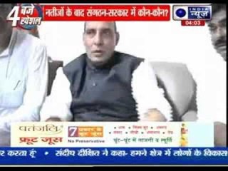 Rajnath Meets RSS Leaders