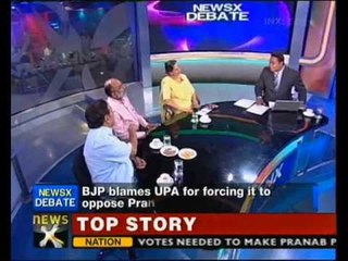 NewsX@9: President poll splits NDA, Pranab looks set for win -- NewsX