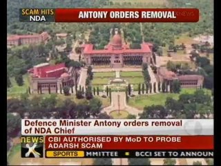 Defence Minister Antony orders removal of NDA Chief - NewsX
