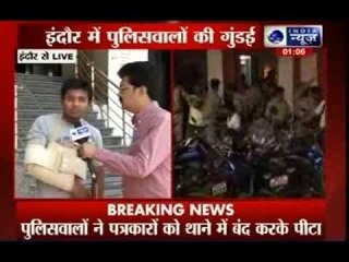 Five journalists attacked by police in Indore