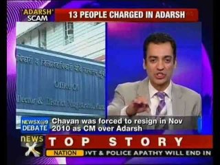 NewsX@9: CBI's chargesheet in Adarsh scam raises questions - NewsX