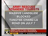 Landslide hits Ladakh, Army rescues 400 tourists - NewsX