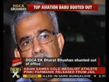 DGCA chief Bharat Bhushan dismissed - NewsX
