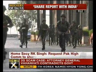 India to request for Pak court order on 26/11 panel's report - NewsX
