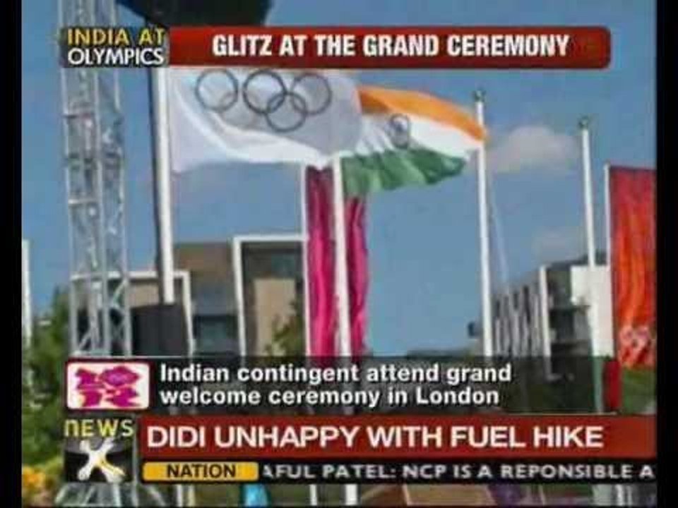 Olympics: Indian flag unfurled in Games Village - NewsX