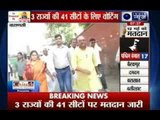 Congress candidate Ajai Rai casts his vote from Varanasi