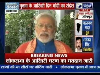 Narendra Modi urges record turnout on final election day