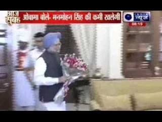 I will miss working with you: Barack Obama to Manmohan Singh