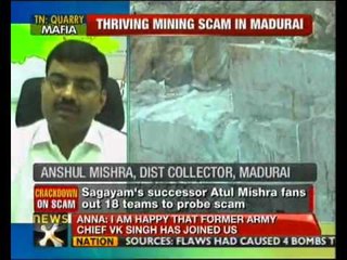Crackdown on illegal granite quarrying in Madurai - NewsX