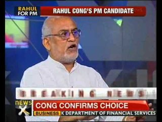 Rahul Gandhi is our 2014 PM candidate: Satyavrat Chaturvedi - NewsX