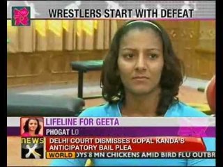 Wrestler Geeta in contention for bronze medal - NewsX