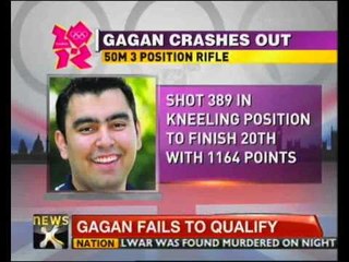 Olympics: Gagan Narang, Sanjeev Rajput fail to qualify for shooting - NewsX
