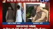 Narendra Modi and nawaz Sharif shakes hands at Hydrabad House