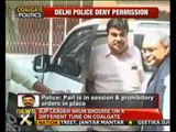 Kejriwal denied permission to protest at residences of PM, Gadkari - NewsX