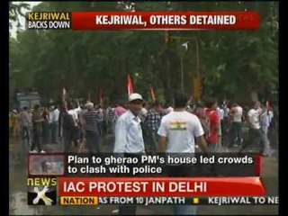 Tear gas, water cannon used on IAC activists - NewsX