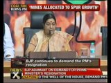 Money from coal scam has gone to Congress: Sushma Swaraj - NewsX