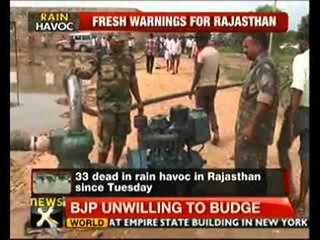 Rajasthan: Heavy rains likely, relief work continues - NewsX