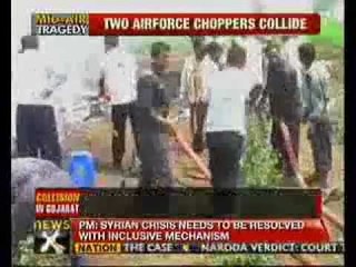 2 IAF helicopters crash midair in Gujarat, 9 killed - NewsX