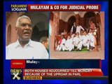 Coal scam: SP leads dharna outside Parliament - NewsX