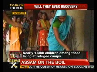 Assam violence: Nearly 1lakh children in distress - NewsX