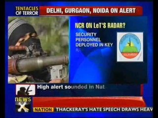 NCR on high alert as LeT plans serial blasts - NewsX