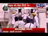 Violent clashes at Golden Temple on Operation  Bluestar anniversary