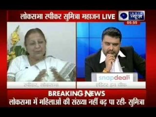 Exclusive interview of Loksabha Speaker Sumitra Mahajan