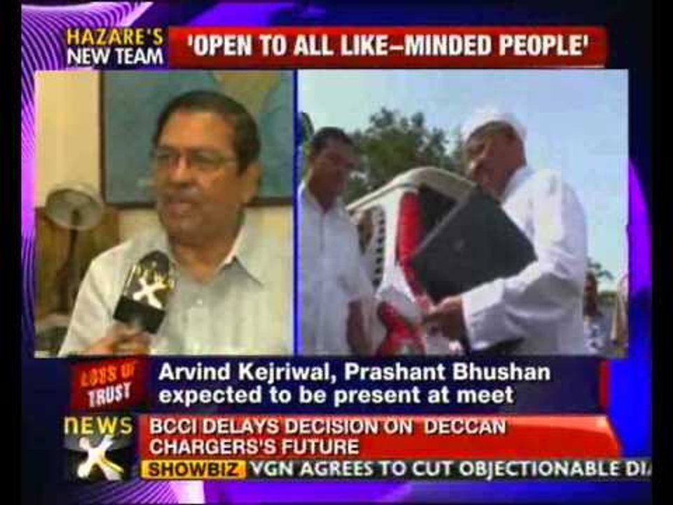 Anna to convene meet on Lokpal strategy - NewsX