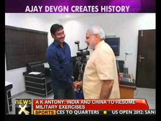 When Ajay Devgn met Narendra Modi - NewsX